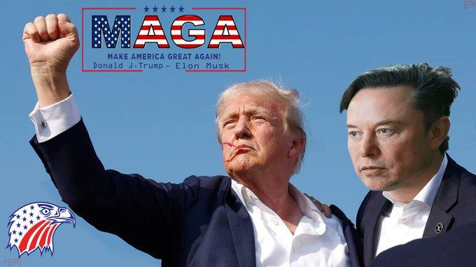 The Winning Combination of 2025-2029 ***
Trump +ElonMusk