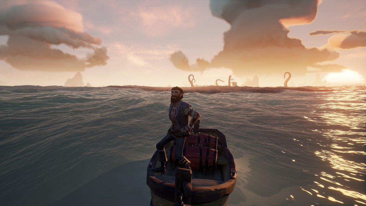 CloudCloudGuy's tweet photo. @itsNowWithCheez Imagine loosing your keg #SeaOfThieves #BeMorePirate https://t.co/z9KwJGhfK9