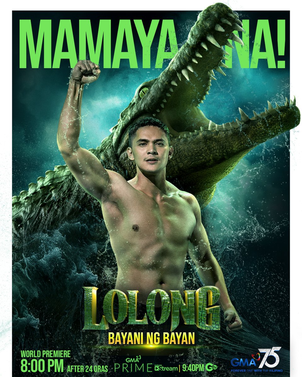 MAMAYANG GABI NA ANG ‘LOLONG: BAYANI NG BAYAN’ WORLD PREMIERE! ❤️‍🔥

Handa na rin ba kayo sa muling pagbabalik nina Lolong at Dakila?!

Abangan ang #LolongLakasAtPuso WORLD PREMIERE NGAYONG GABI, 8 PM sa GMA PRIME!