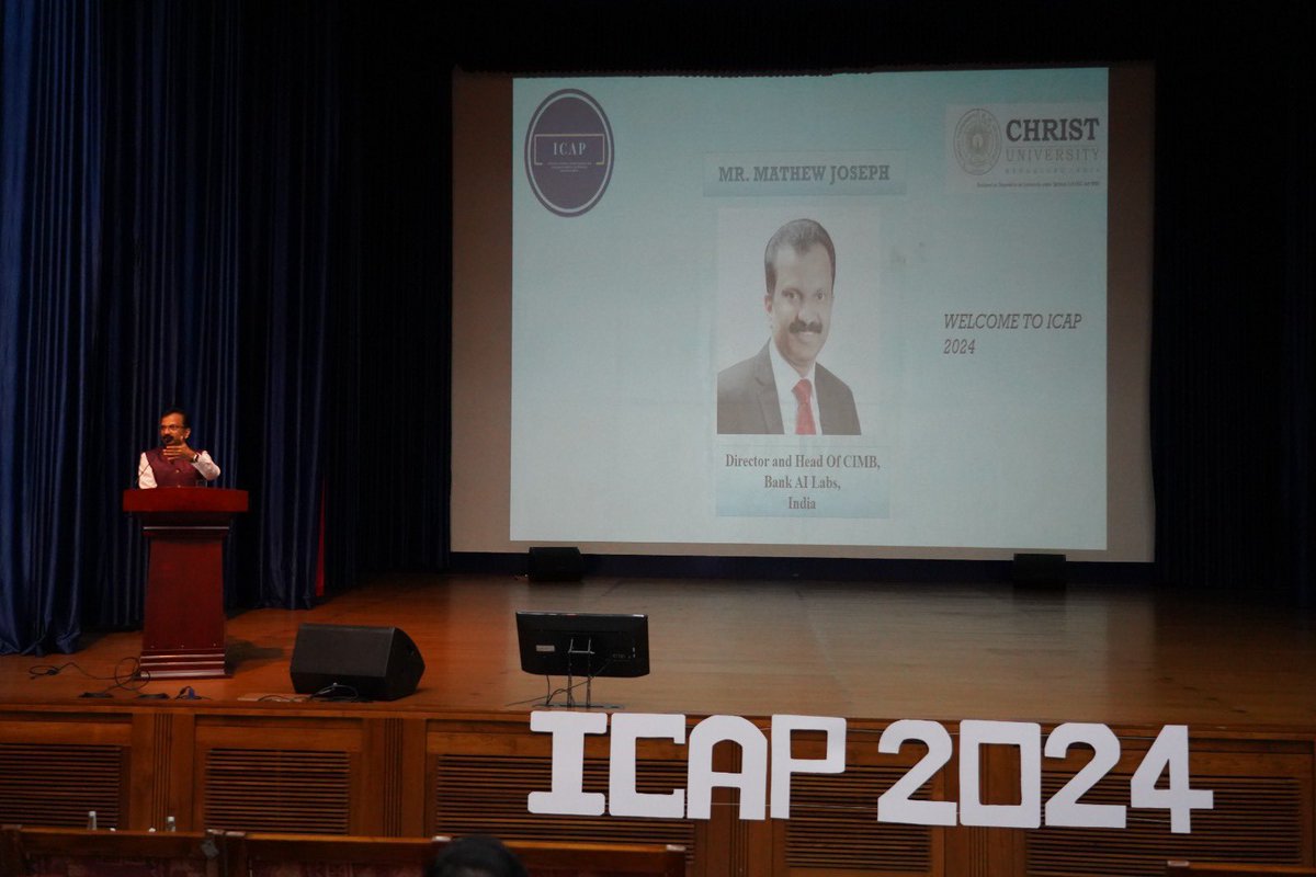 Matjoseph7's tweet photo. International Conference on Advancements in People Management at Christ University Bangalore.  Delivered a keynote speech on ‘Sustainable Leadership through Technology Integration’.  Honoured to be invited as a keynote speaker in this prestigious international conference. https://t.co/9LTiPta8A7