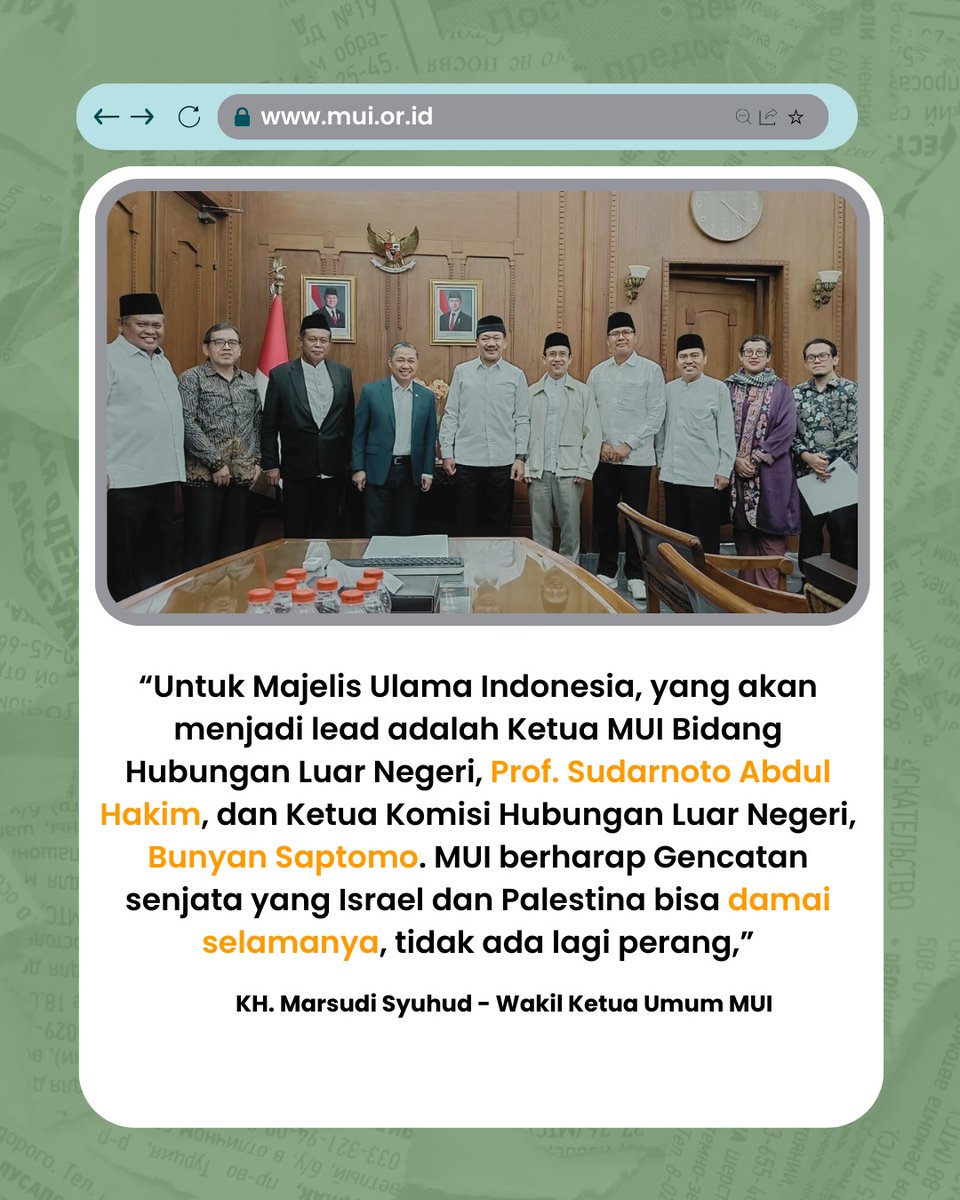 muipusat's tweet photo. Wakil Ketua Umum MUI, KH Marsudi Syuhud, menghadiri rapat bersama Wakil Menteri Luar Negeri, Anis Matta, dan Ketua Baznas RI, Prof Noor Ahmad. Pertemuan membahas sinergi diplomasi Islam, pemberdayaan umat, dan peran Indonesia di kancah global
#mui #muipusat #majelisulamaindonesia https://t.co/lePFH9I9iM