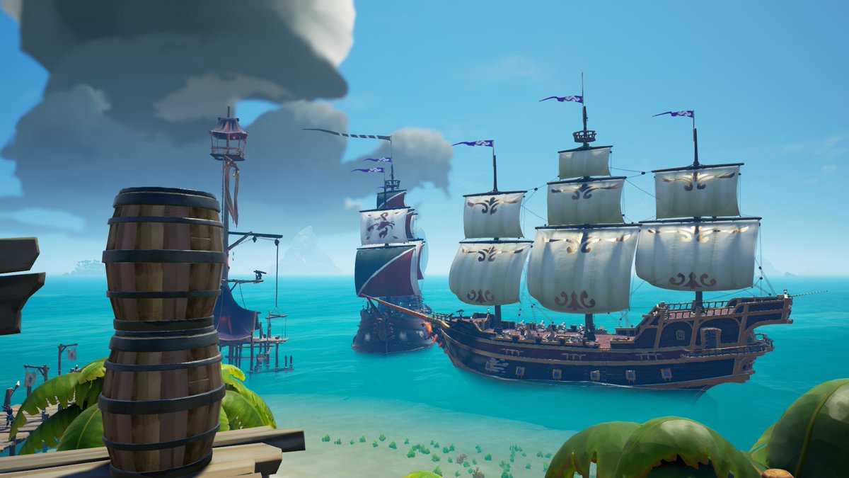 A mighty convoy one might say!
Two galleons are better than one!

Pic by Jr. Petty Officer Mikey

#seaofthievescommunity #seaofthieves #seaofthievesgameplay #seaofthievesxbox #seaofthievespc #seaofthievesgame #SeaOfThieves