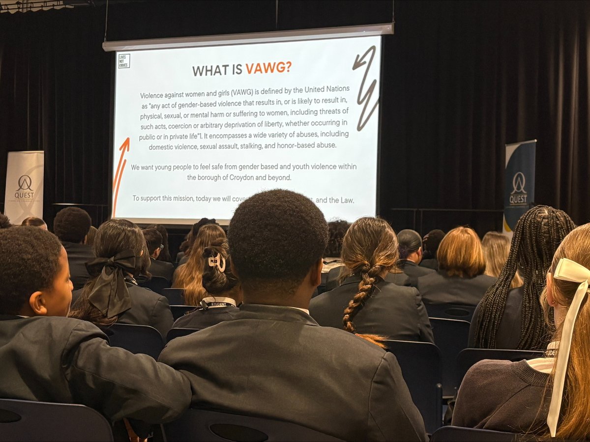 TheQuestAcademy (@thequestacademy) on Twitter photo On Wednesday we welcomed Jack from <a href="/LNKcharity/">Lives Not Knives</a> who delivered an extended assembly to our Year 9 students on a range of topics including violence against women and consent. #LEARN #OurQuest On Wednesday we welcomed Jack from <a href="/LNKcharity/">Lives Not Knives</a> who delivered an extended assembly to our Year 9 students on a range of topics including violence against women and consent. #LEARN #OurQuest