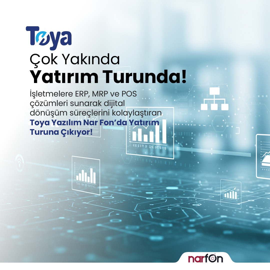 İşletmelere ERP, MRP ve POS çözümleri sunarak dijital dönüşüm süreçlerini kolaylaştıran <a href="/toyapos/">ToyaPos Store</a> , 
Nar Fon’da Yatırım Turuna Çıkıyor!

#NarFon
#ToyaYazılım