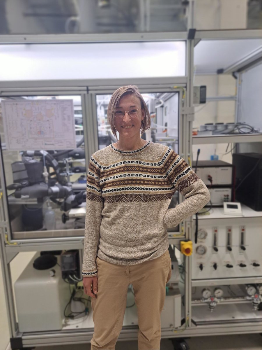 SpinCat_EU's tweet photo. @FraunhoferISE team highlight: Elke Aeikens joined SpinCat last year as project manager AEM electrolysis. She is in charge of the magnetic electrolysis test bench #womeninscience #spincat https://t.co/nYWKs64Lhn