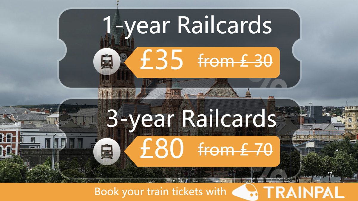 trainpal_go's tweet image. BREAKING! 🚨Railcard prices confirmed to increase on 2 March 2025:
1-year Railcards: £35 (from £30)
3-year Railcards: £80 (from £70)
BUY Railcard NOW on TrainPal with [X2025] for an extra 20% OFF! #SaveOnTravel #trainpal