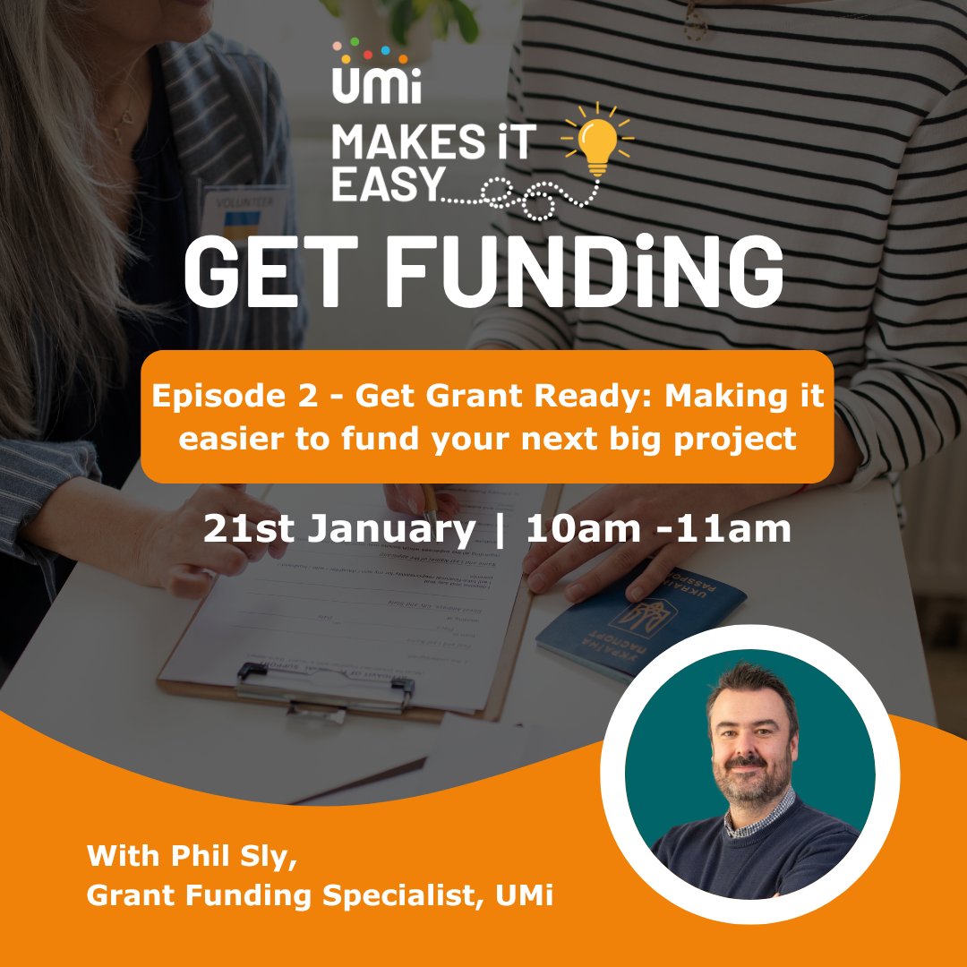 Want to ensure your business is grant ready? 

💼 Join our FREE webinar on tomorrow!

Learn from Phil Sly:
👀 Where to find grants
📄 What info is needed
🔍 How applications are assessed
💰 Steps after receiving your grant

ONLY 1 DAY TO GO!! Register now: ow.ly/Q3cv50UbCWG