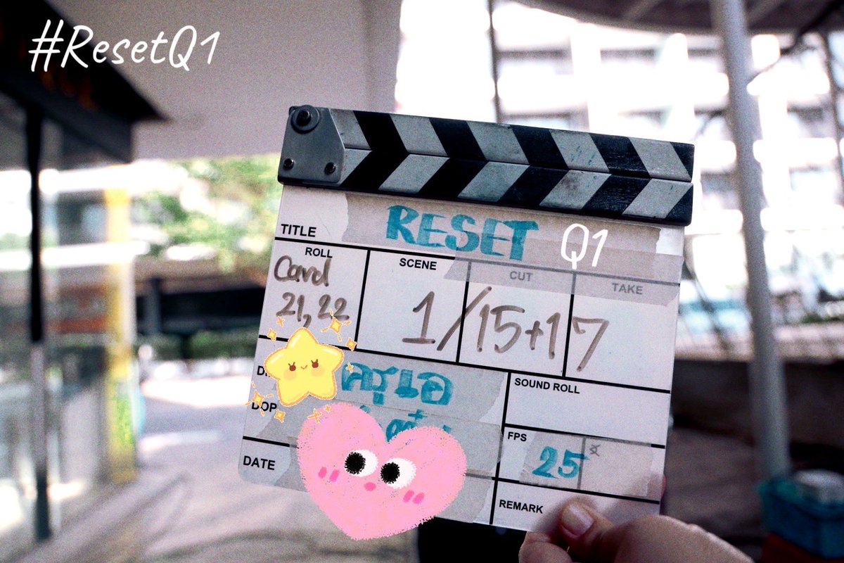 reset_theseries's tweet photo. "Reset การเกิดใหม่ของดวงดาว" ⭐️🎉 #ResetQ1 เริ่มเปิดกล้องคิวแรกกันแล้ว เป็นกำลังใจให้นักแสดงกันด้วยนะค้าบบบ
#ResetTheSeries https://t.co/cCGYSRFmKX