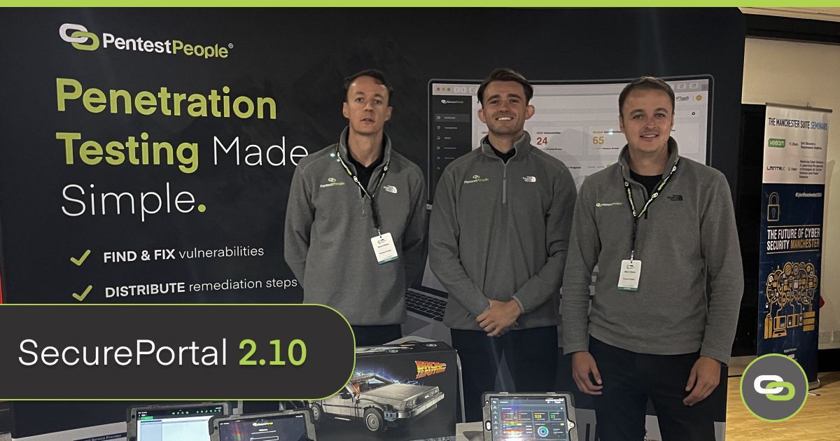Showcasing our SecurePortal 2.10 🚀 

We will be at the Future of Cyber Security Manchester this February, showcasing our latest SecurePortal 2.10 with the newest developments. 

Register here today: buff.ly/3PzMnXm
