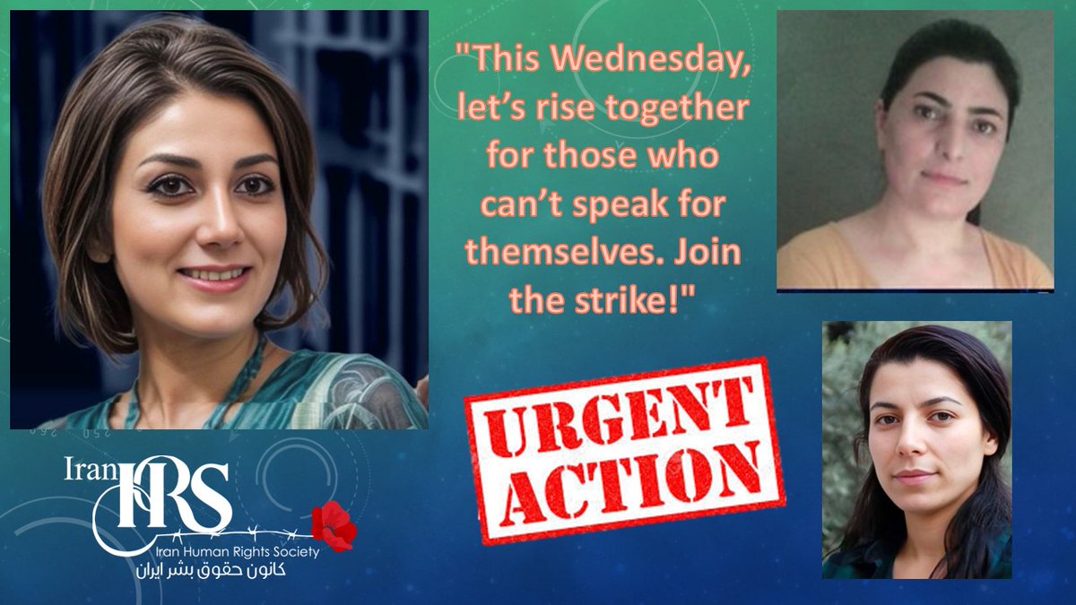 iranhrs_en's tweet photo. Following requests of many people in #Kurdistan to protest death sentence of #Verisheh_Meradi & #Pakhshan_Azizi, Kurdish political parties issued a joint statement calling on all people of Kurdistan to participate in a #general_strike across Kurdistan on Wednesday, February 22nd. https://t.co/mqa1x7RN9i