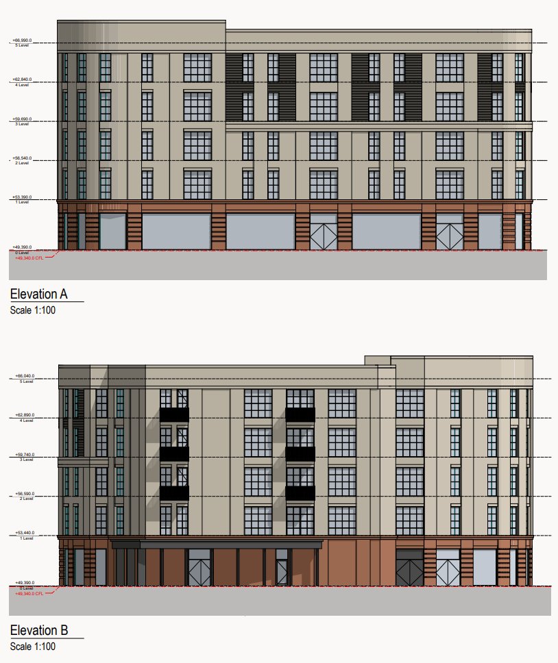 Changes to 180 Shalesmoor <a href="/SheffieldRising/">Sheffield Rising</a> 

- Partial height reduction of 1 storey 
- Slight changes to upper façade detailing
- Street-level façade changed colour (looks much better now)