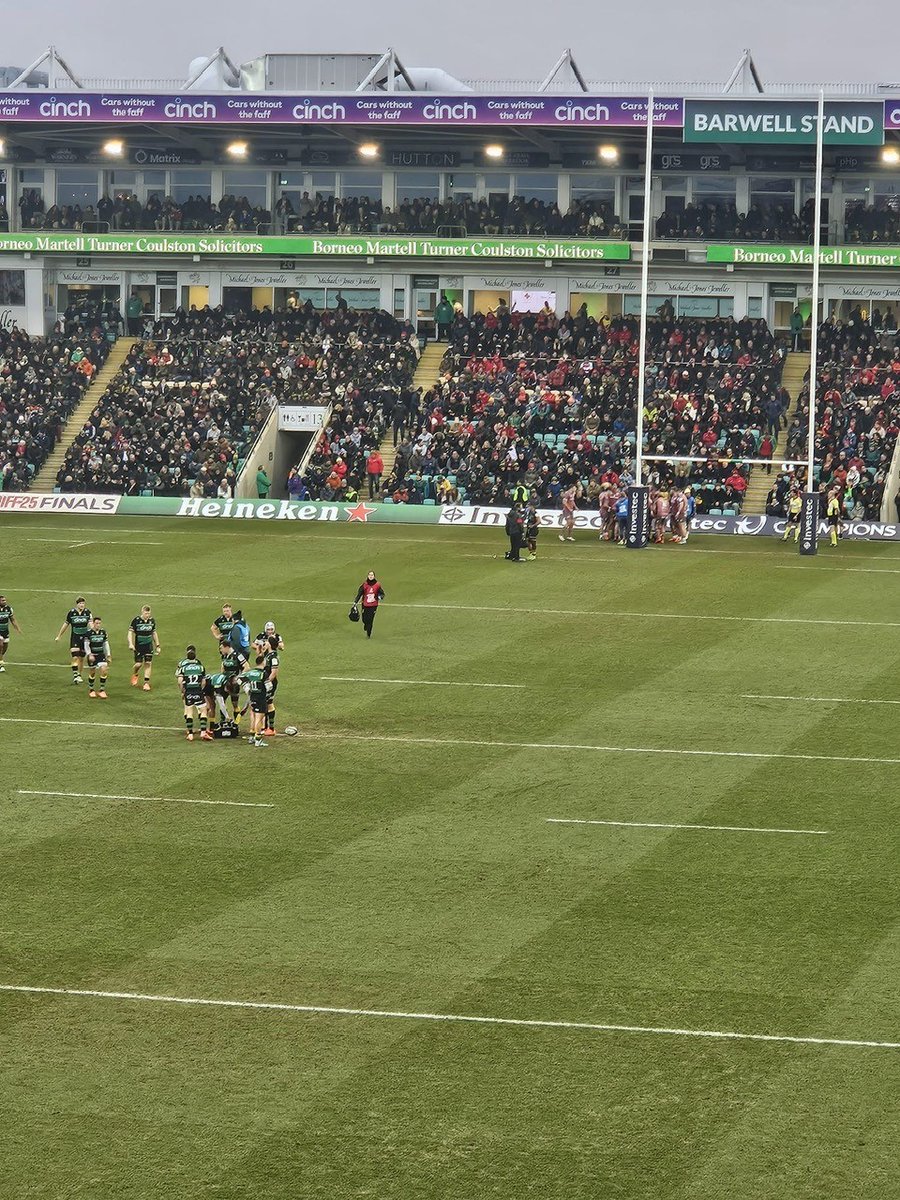 An excellent result for <a href="/SaintsRugby/">Northampton Saints 😇</a> at the weekend 🏉 and it was great to see our sign there! We are proud to support Northampton Saints and are looking forward to the next time!

#northampton #community #northamptonsaints #BMTCLAW