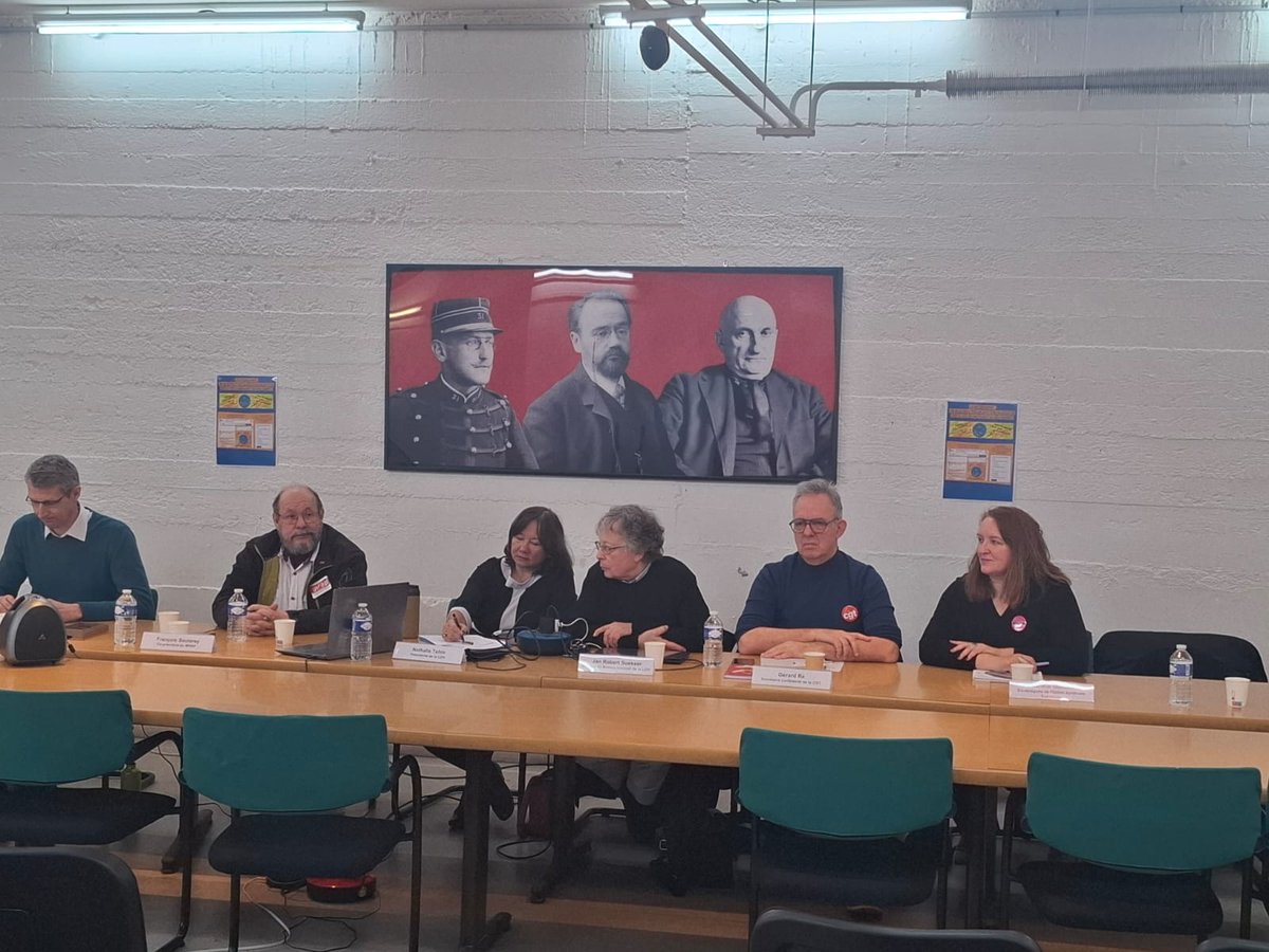 Conférence de press sur le #Recensement : 5 syndicats et associations appellent les personnes recensées à ne pas répondre à la nouvelle question portant sur le lieu de naissance des parents, introduite dans le recensement de la population.
<a href="/GuilbertMuriel1/">Guilbert Murielle</a> , co-déléguée de