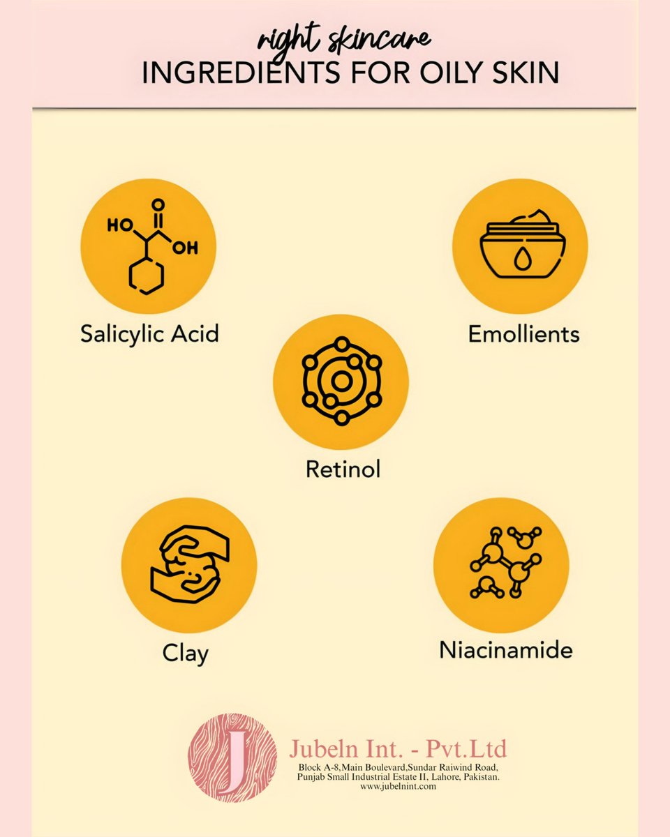JUBELNNEWS's tweet photo. Oily skin knows the struggle of applying sunscreen or makeup only to land with oil making a mess on your face every time. It is not the product every time but also about how your skin and body are.
 #personalcare #beauty #jubelninternational #cosmetics #oilyskiningredients https://t.co/uXyupZsJzs