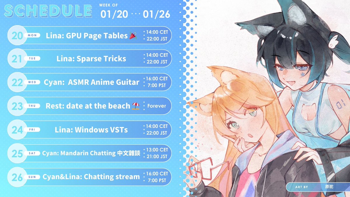 The Tokyo Hacker Girls are back! 💻✨ <a href="/LinaAsahi/">Asahi Lina / 朝日リナ 🩵 3D Yuri Wedding 2026!!!</a>