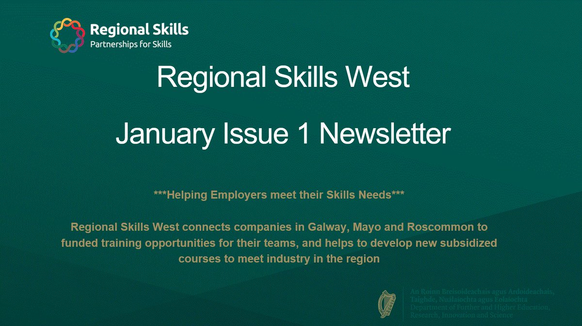 🌟 Welcome to Regional Skills West January Newsletter! 🌟

"Insight 2025: Courses, Events, and Industry News" - lnkd.in/exRSHXjk

🔥 Upcoming Events &amp; Webinars
🎓 Funded Training Opportunities
📰 News and Press Releases 

<a href="/DeptofFHed/">Department of Further and Higher Education</a>