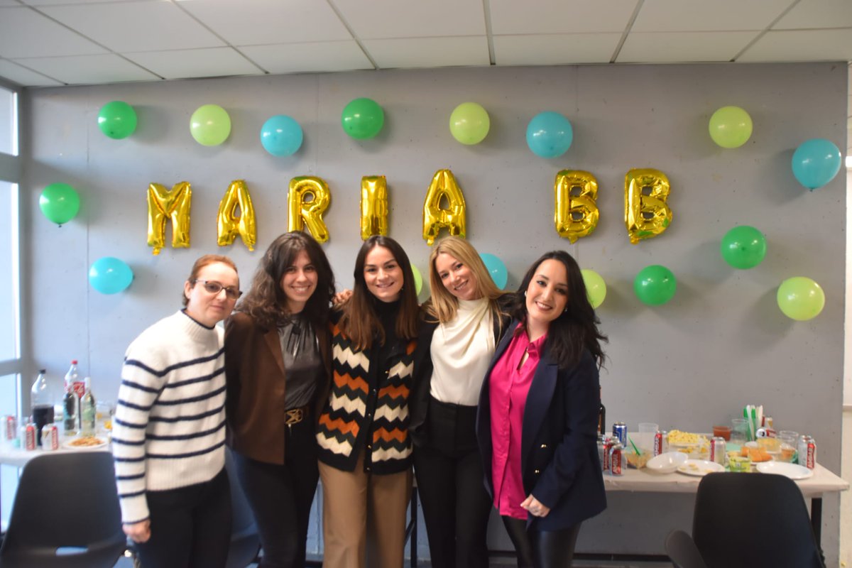 1 of 6! Celebrating Maria's defense last Friday!