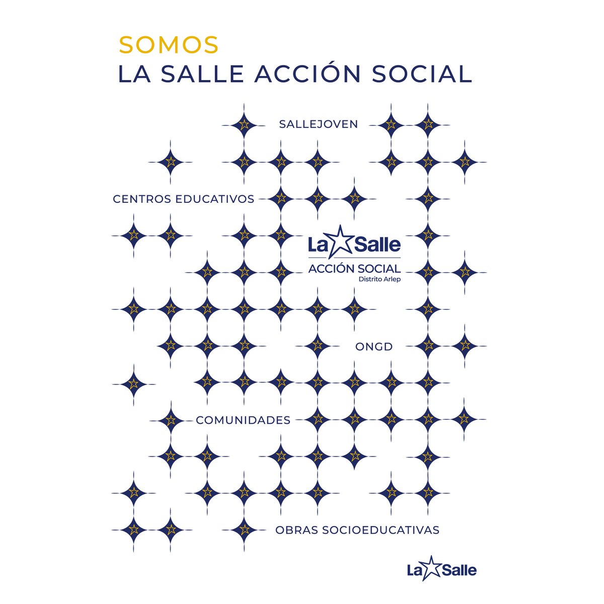 El Centro La Salle Arlep se viste de gala para la presentación de La Salle Acción Social. Centros educativos, ONGD, obras socioeducativas, comunidades y SalleJoven trabajamos juntos para construir un mundo más justo y solidario. #LaSalleAcciónSocial #SomosLaSalle #MiraMásAllá