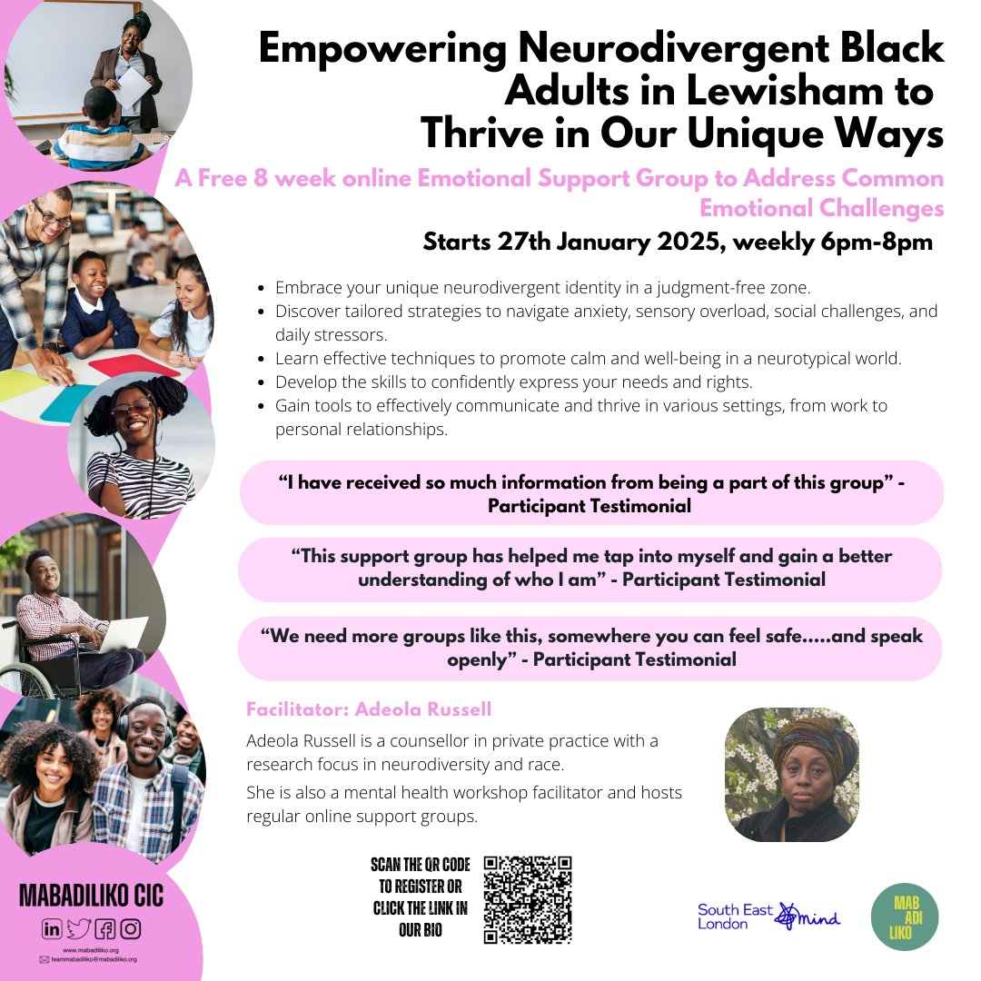 Registration is still open!

Sign up now and please share this opportunity with anyone who might benefit!