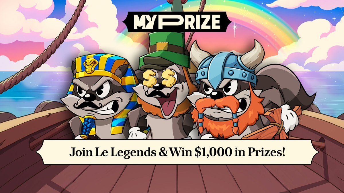 Le Legends are being created 🔥

Have you claimed your spot on the leaderboard yet?

There's still time to join and win your share of $1,000!

myprize.com/leaderboard/a1…