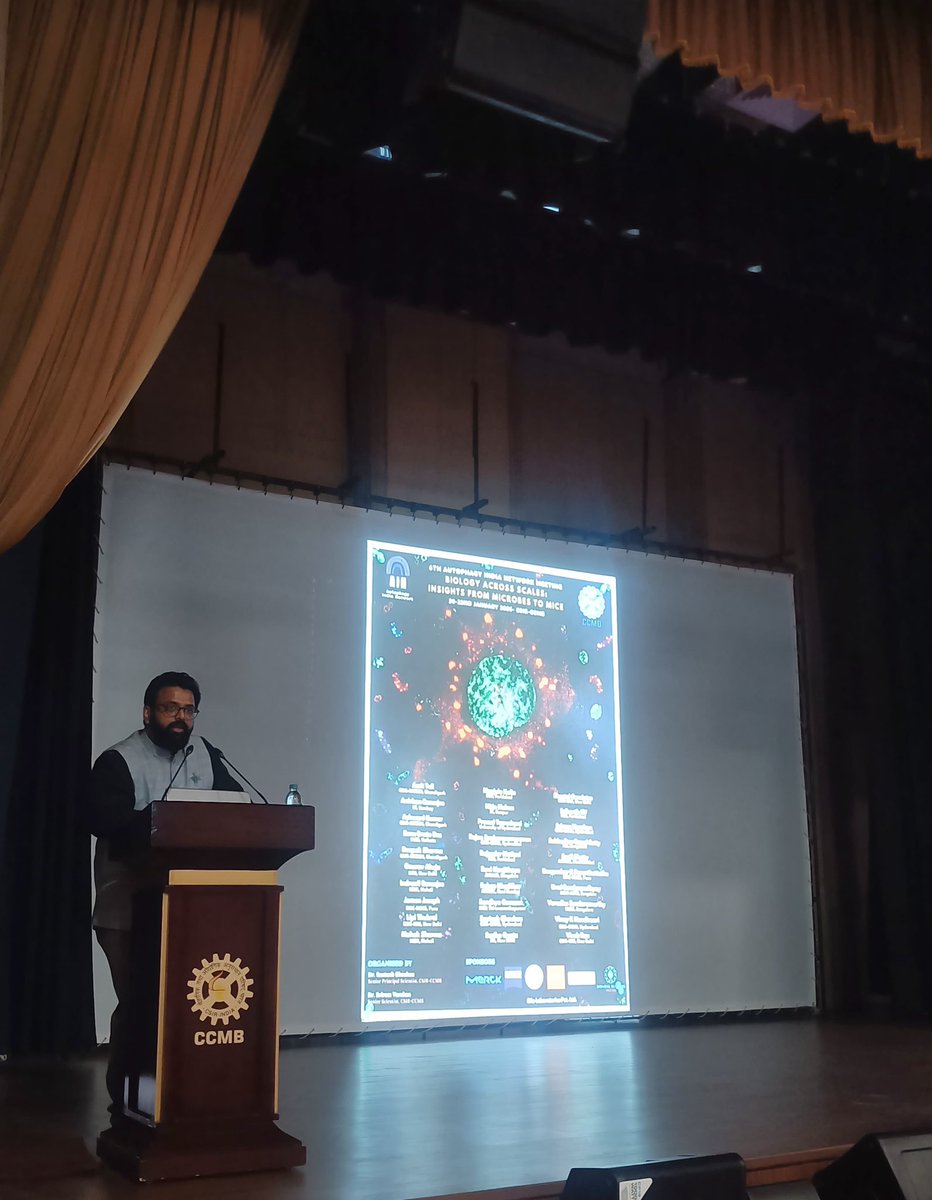 sriram_varahan's tweet image. Excited to kickstart the 6th @Autophagy_India meeting @ccmb_csir with @Chauhanlab_ILS 

Looking forward to the amazing line-up of talks and poster sessions 😊

🧵⬇️ for more updates