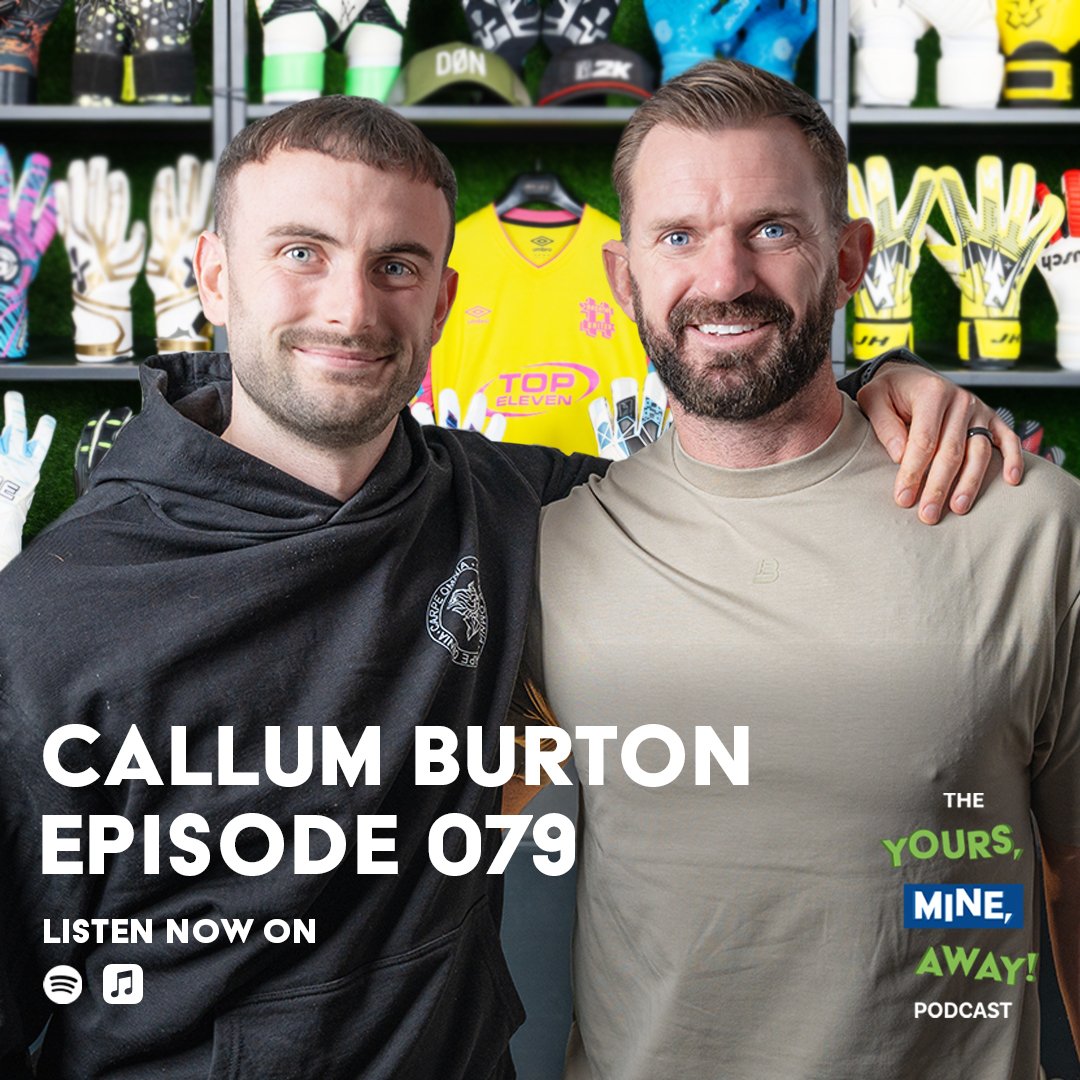 The latest episode with @wrexham_afc GK, Callum Burton is out now! 

Watch it here: youtu.be/a0jreOdqMdE?si… or listen to it on your favourite podcast platform

#football #goalkeeper #podcast #wrexham #gk #wrexhamafc