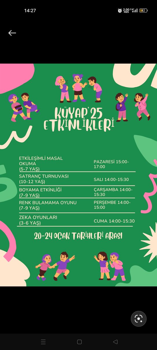 Gelin bu ara tatili kütüphanemizde birlikte geçirelim 🌸📖📒