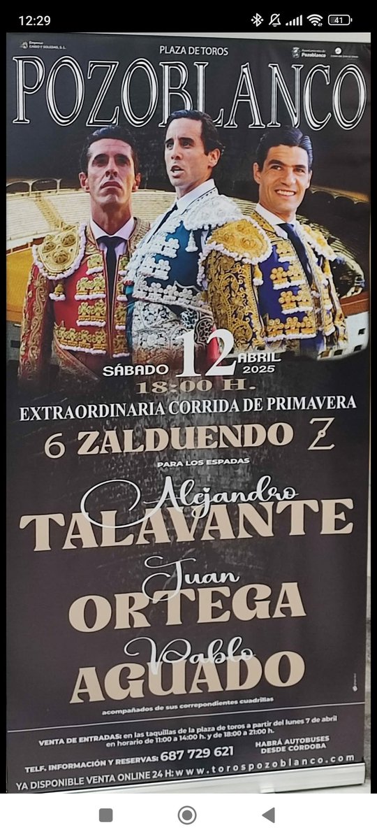 Presentada la tradicional corrida de Semana Santa en Pozoblanco <a href="/CaidoySoledad/">Caído y Soledad S.L.</a>