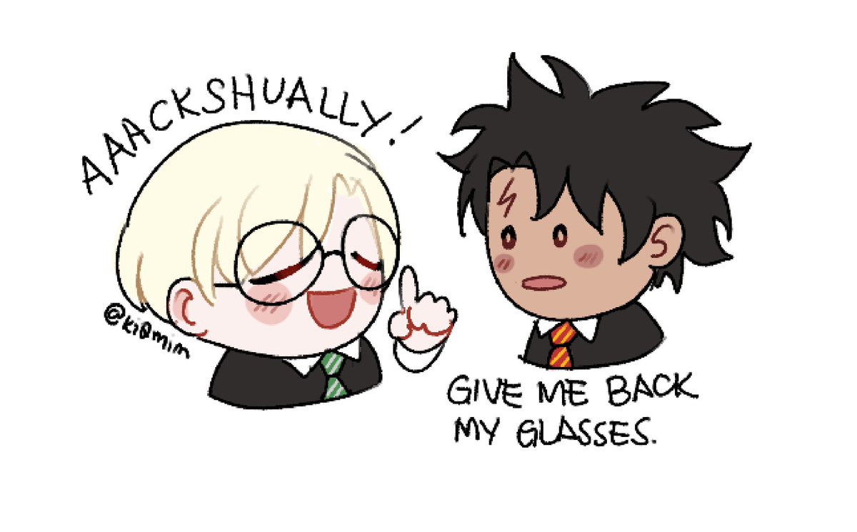 give me drarry art requests!!! i will draw them badly