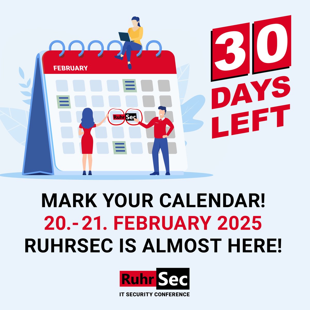 ruhrsec's tweet image. The countdown has begun! 🎉
RuhrSec brings IT security pros and researchers together for cutting-edge talks and network opportunities.
Join us for our special social event—food, fun, and connections! 🌟

🎟️ Tickets
ruhrsec.de/2025/tickets.h…

✅ Program
ruhrsec.de/2025/index.htm…