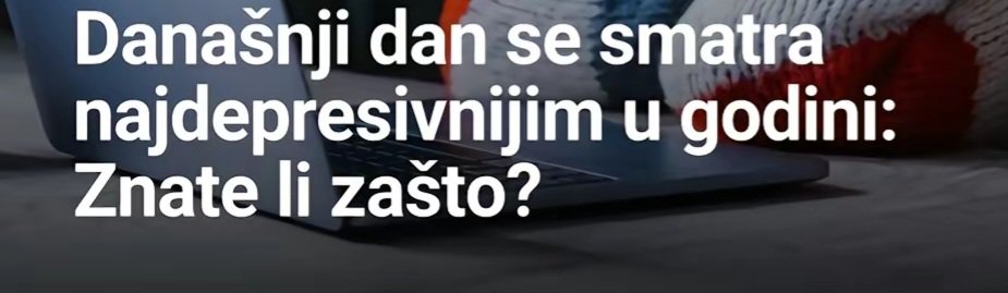 Meni svaki dan ova obavijest