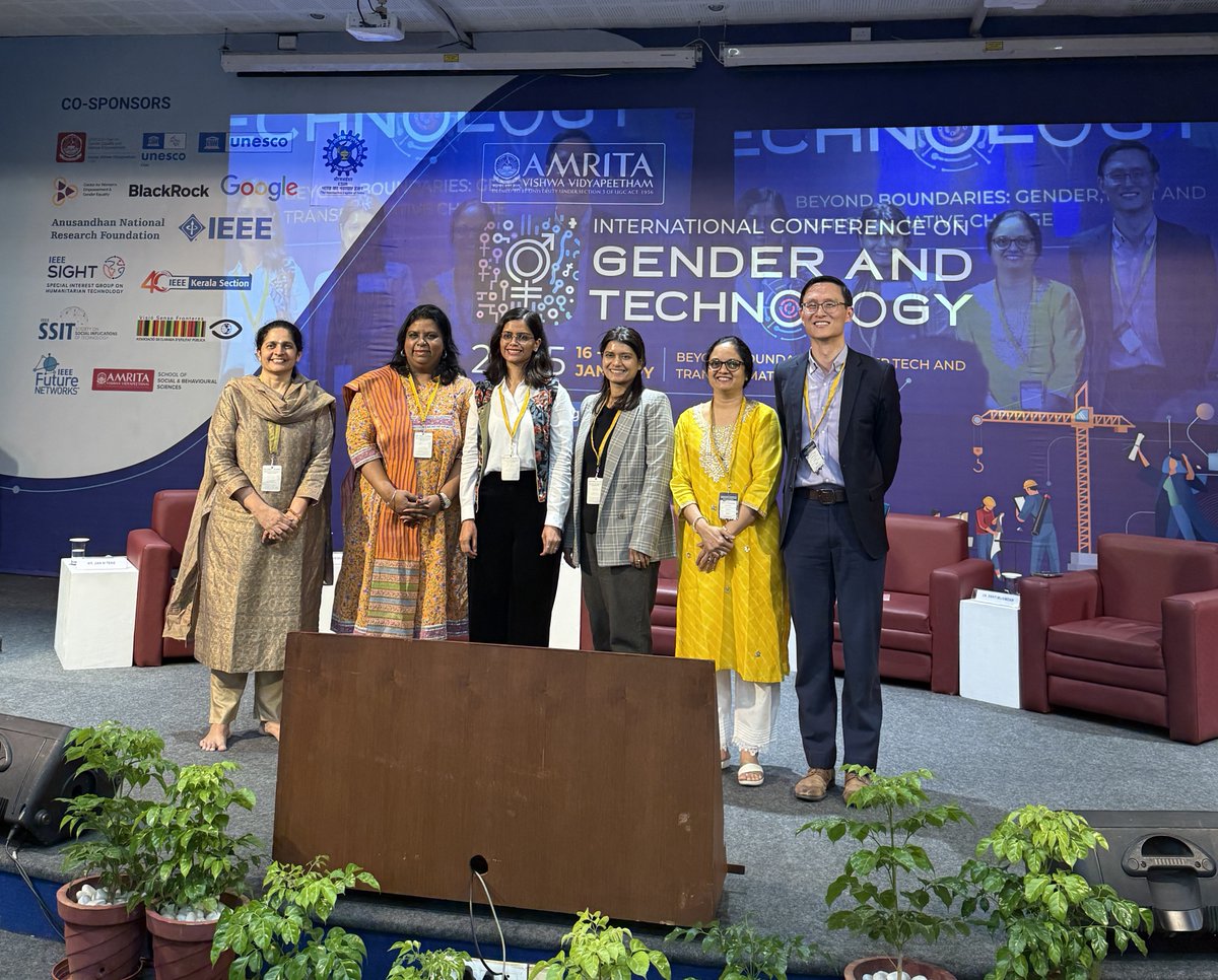 The national launch of the #2023GEMReport &amp; #2024GenderReport in #India took place yesterday at the Conference on Gender and Technology hosted by <a href="/AMRITAedu/">Amrita Vishwa Vidyapeetham</a>, with <a href="/unescoindia/">UNESCO South Asia 🏛 #Education #Sciences #Culture</a> and <a href="/IEEEorg/">IEEE</a>.

Read the 2023 GEM Report summary in Hindi: bit.ly/40mGou1
#TechOnOurTerms