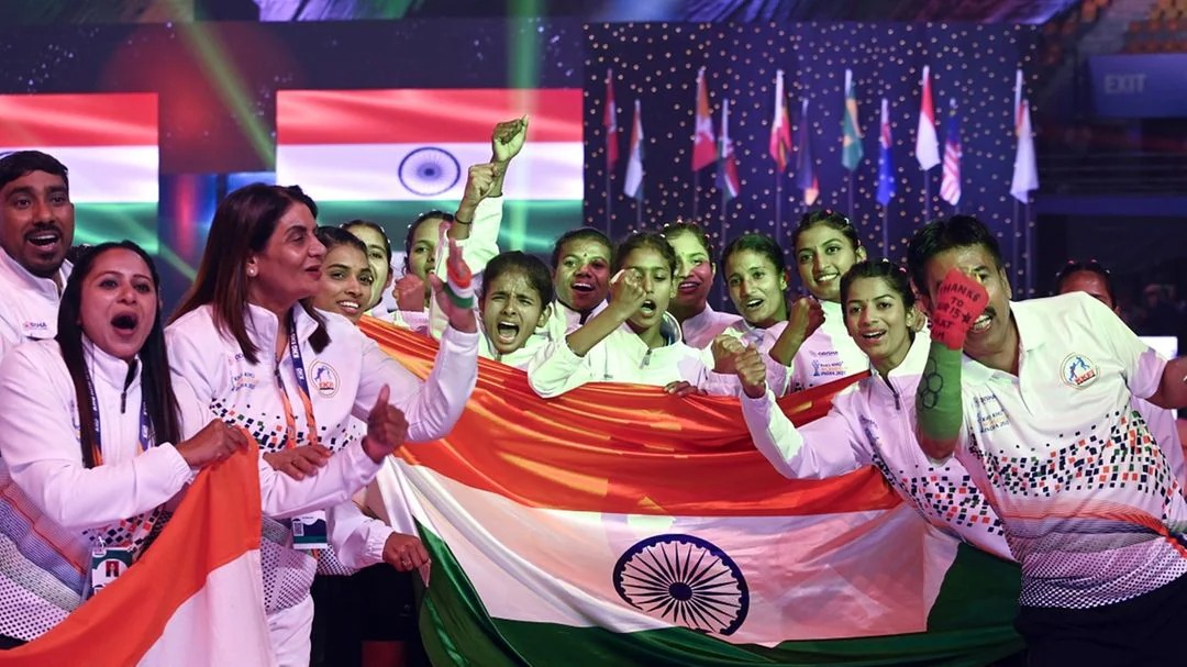 🌟 भारतीय पुरुष व महिला खो-खो संघांना विश्वविजेतेपदाच्या शानदार कामगिरीबद्दल हार्दिक अभिनंदन! 🌟

जागतिक खो-खो स्पर्धेत दोन्ही संघांनी सुवर्णपदक पटकावून भारताला विश्वविजेता करण्याचा बहुमान मिळवून दिला आहे. तुमच्या जिद्दीने, कौशल्याने, आणि अखंड परिश्रमाने आज भारताचा झेंडा जागतिक