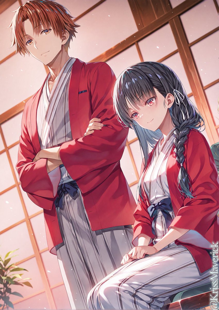 Enjoying their time together in a Ryokan #you_zitsu #よう実 #清鈴