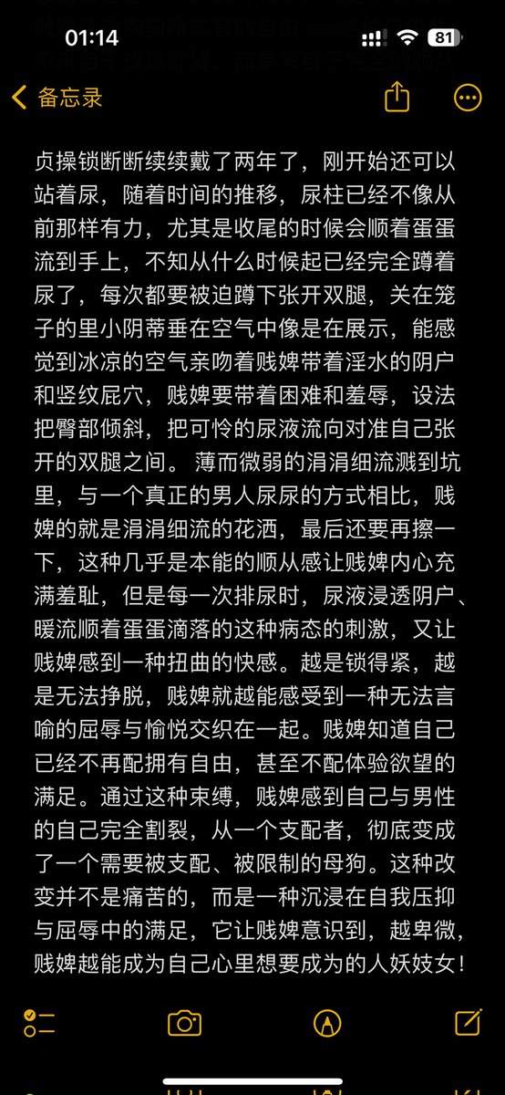 小奴的第一篇短记，人妖颜狗这么多年来带锁的感受喷发了。#锁奴 #雌堕 #人妖母狗 #DS <a href="/rena1304937818/">Rena</a>