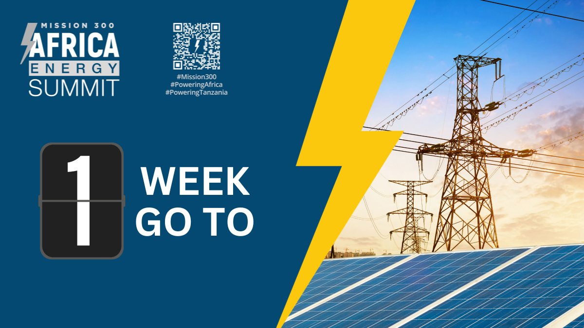 Next week, the #Mission300 Africa Energy Summit will unite African Heads of State and changemakers to address one of Africa's most pressing challenges: universal access to reliable, sustainable power. 

Be part of the #PoweringAfrica conversation: bit.ly/AfDB_AES ⚡️