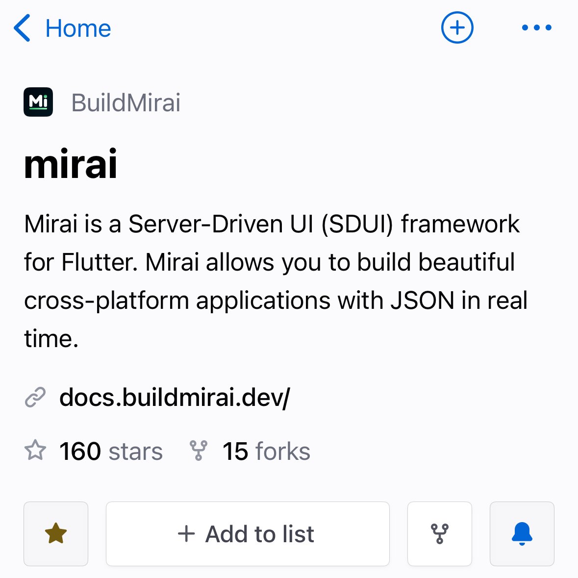divyanshub024's tweet photo. Wow! ๐ Iโm thrilled to see @buildMirai gaining momentum so quickly. A heartfelt thank you to everyone whoโs supported and contributed! ๐๐
#FlutterDev #BuildMirai https://t.co/4UKVKz7Mv9