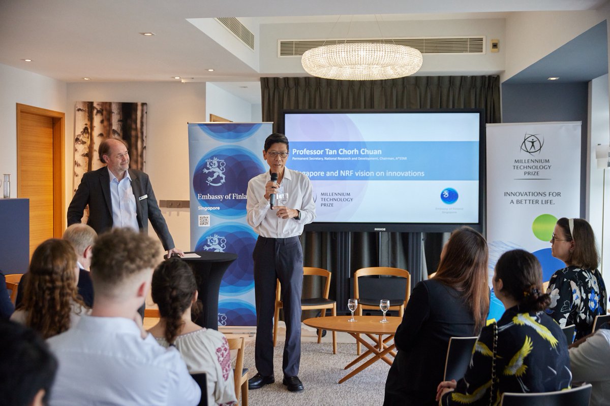 More #GYSS2025 moments from Singapore! 🇸🇬 See how Finland's brightest young researchers, supported by TAF, experienced this global summit: millenniumprize.org/news-articles/…