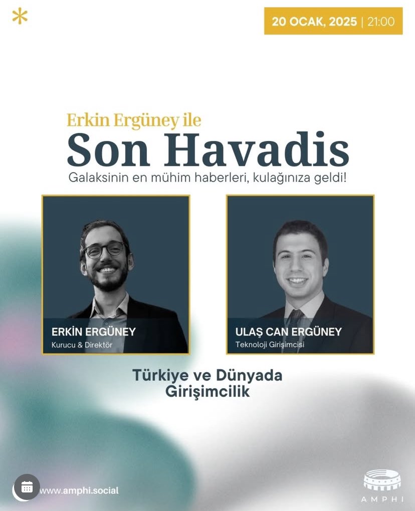 Amphi_social's tweet photo. Duyduk duymadık demeyin bu akşam girişimcilik konuşuyoruz. 🥳
Girişimciliğe meraklı tüm arkadaşlarımız davetlidir.
#Teknoloji #girişimcilik
#amphieğitim 
@ErguneyUlas ile “Türkiye ve Dünyada Girişimcilik” https://t.co/WlkOXqtSnO
