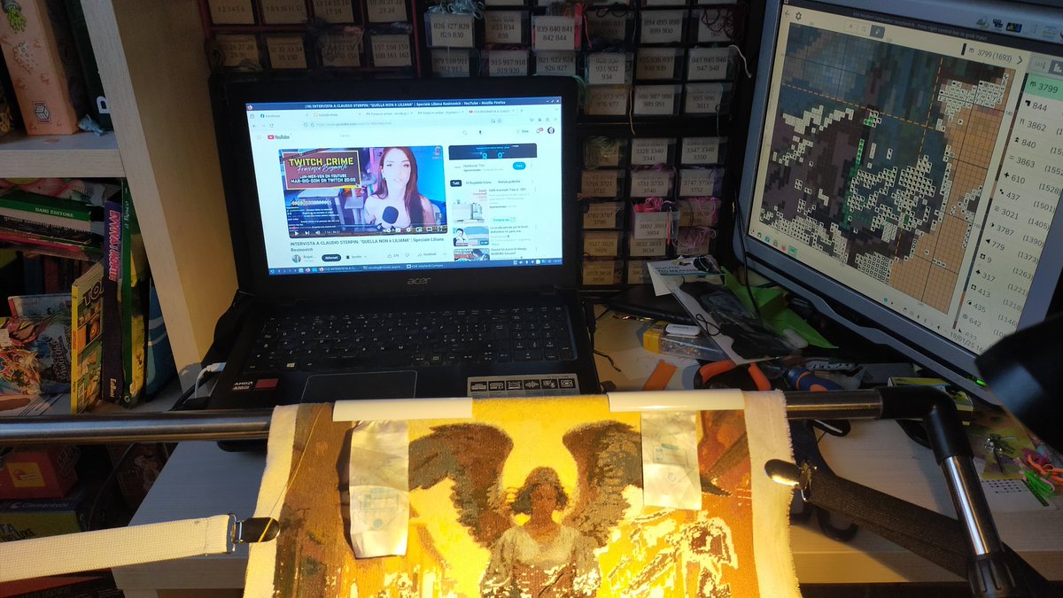 DianSule87's tweet image. Un piccolo "dietro le quinte" del mio lavoro 😊 sono riuscita a mettere pattern keeper su PC 😊 #EmbroideryAddict #ricamo @pattern_keeper