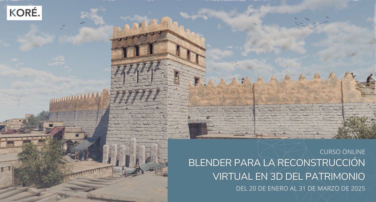 Hoy comenzamos este curso #online en el que nos adentramos en una nueva aventura de reconstrucción #3D con <a href="/KoreFormacion/">Koré</a>. ¡Muchas gracias a todos los alumnos y alumnas que me acompañáis en é! Si hay algún rezagado/a todavía está a tiempo... 

koreformacion.com/curso/curso-de…