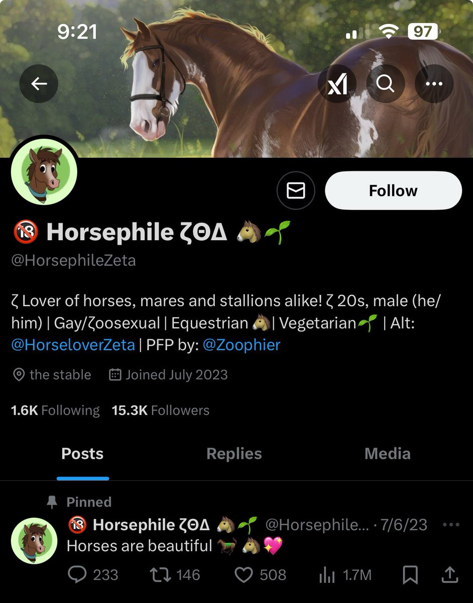 The fact that twitter bans LGBTQ+ but allows zoophilia is absolutely disgusting.

<a href="/elonmusk/">Elon Musk</a> fix your fucking shit.