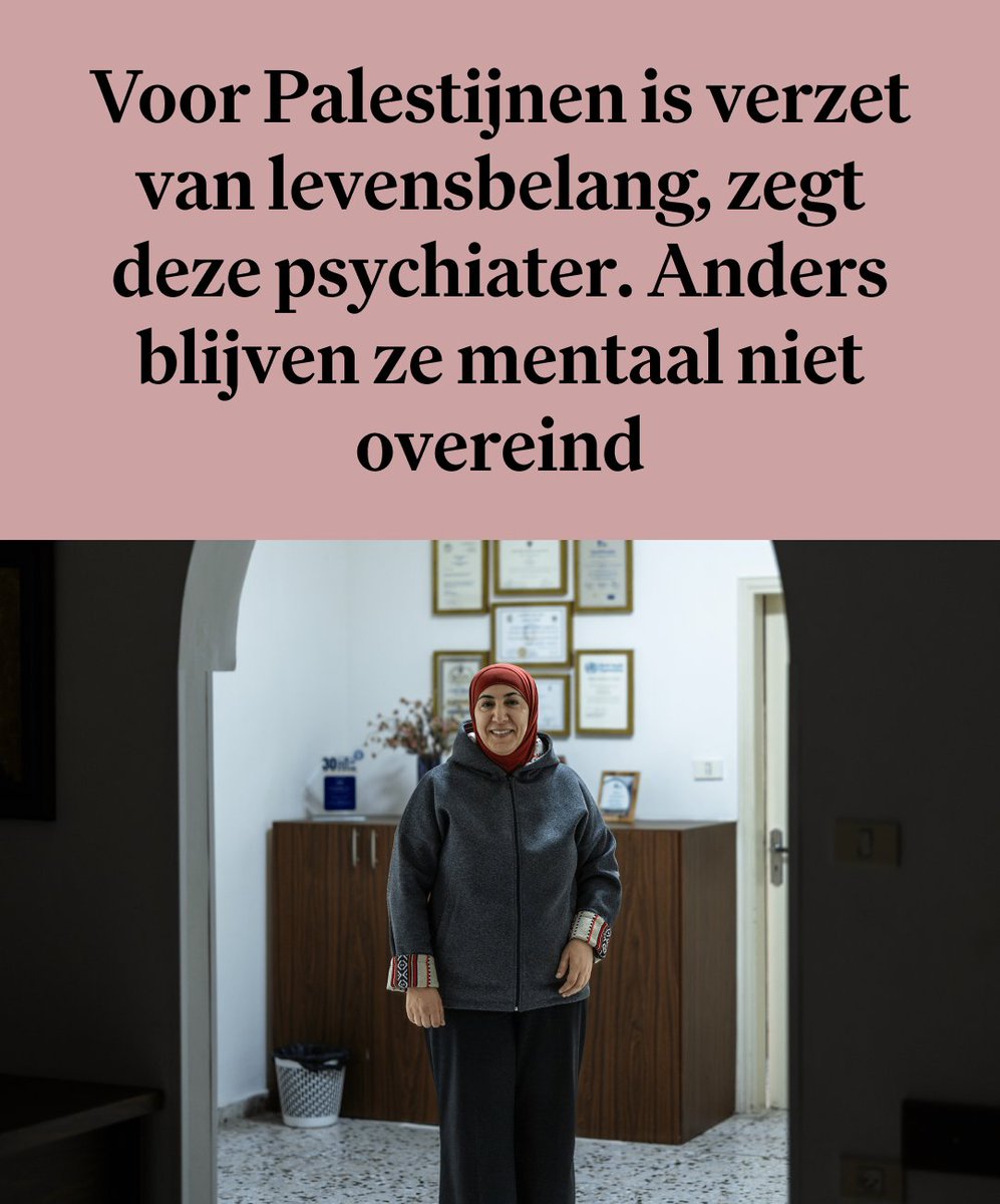 Dagelijks ziet psychiater Samah Jabr het psychische leed dat het Israëlische geweld tegen Palestijnen teweegbrengt. Wat je ook van het Palestijnse verzet vindt, het komt voort uit noodzaak, zegt ze. 

Lees verder: corr.es/4bc57d