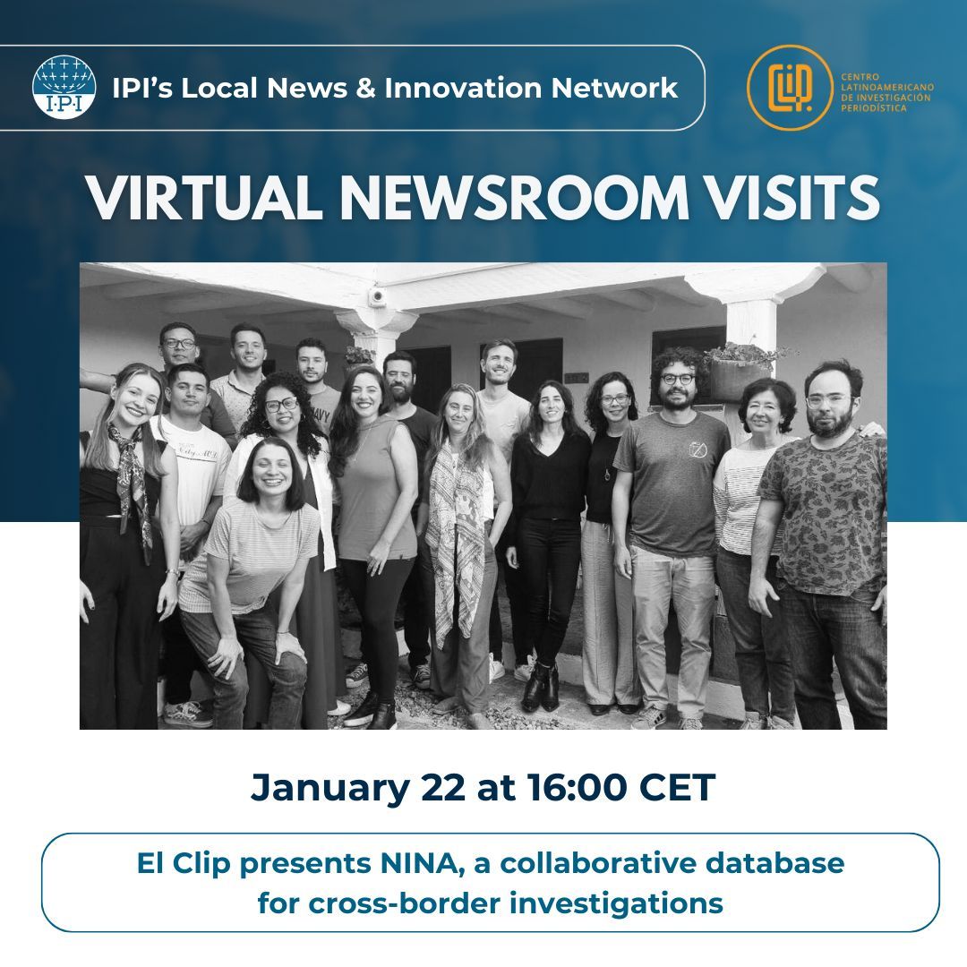 ⚡ On Jan 22 at 16:00 CET <a href="/CLIP_AmericaLat/">El CLIP</a> will talk about their mission, growth strategies, and the innovative collaborative database, NINA, that's reshaping the industry. Don't miss out! 

📢 Save your spot: buff.ly/3E3AEhy