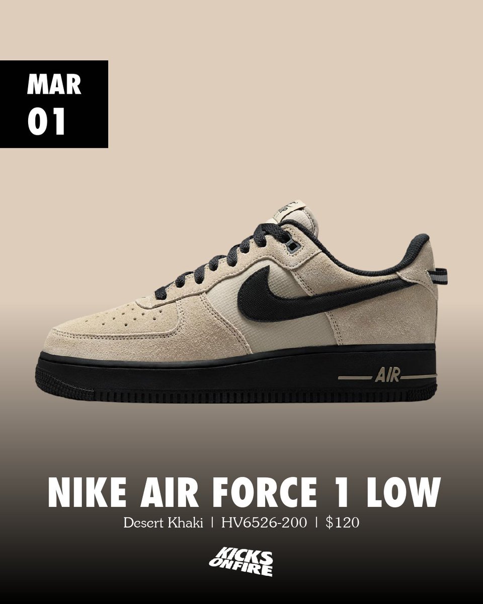 ★ナイキ★ Nike Air Force 1 Low Desert Khaki Black KicksOnFire on X: