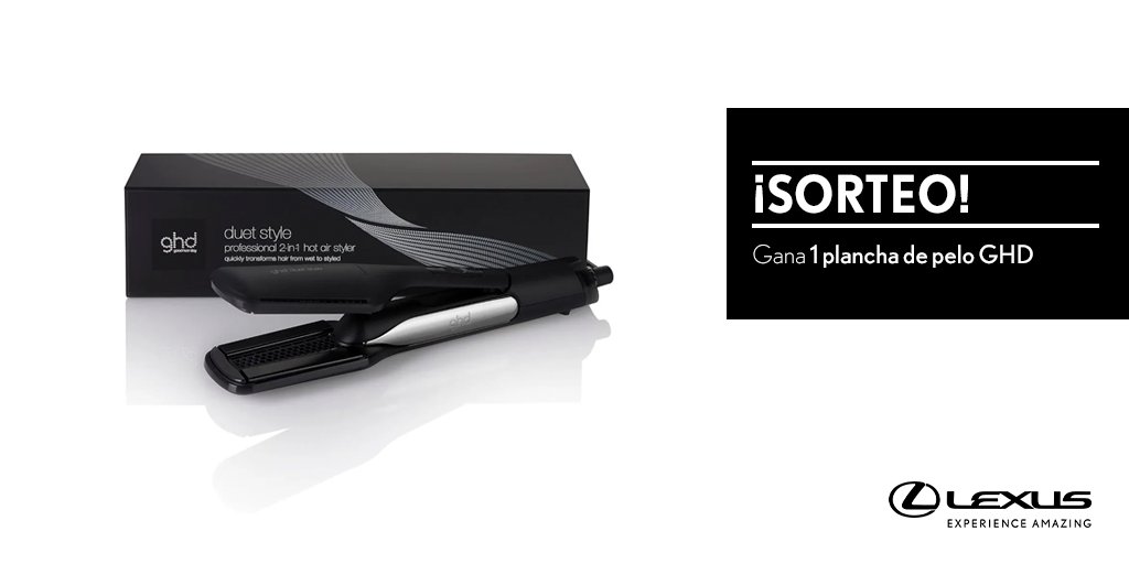 SORTEO | Haz RT y consigue una plancha GHD de #LexusUtility Bases Legales: brnw.ch/21wQ7rT
