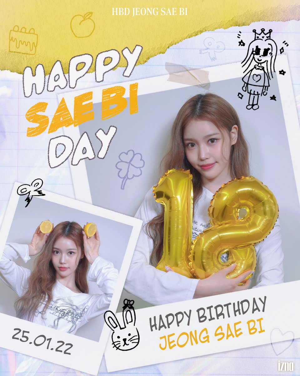 𝗛𝗔𝗣𝗣𝗬 𝗦𝗔𝗘 𝗕𝗜 𝗗𝗔𝗬🎂💛

Happy Birthday to SAE BI!

#izna #이즈나
#JEONGSAEBI #정세비
#HAPPYSAEBIDAY