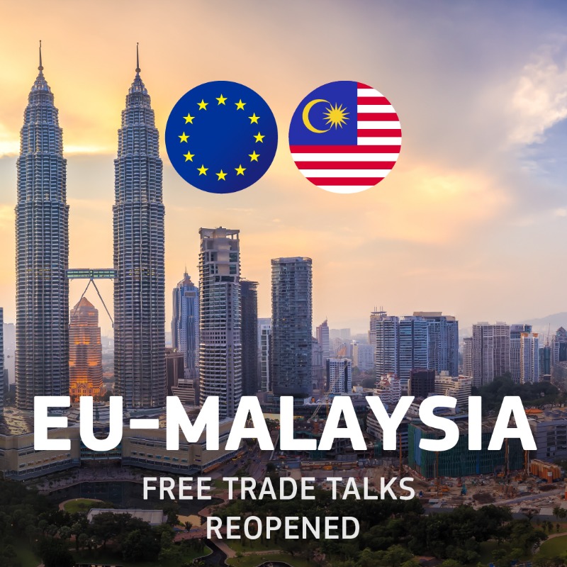 vonderleyen's tweet photo. Reaching out, building partnerships and creating new opportunities for our people.
 
That's the path Europe and Malaysia are confirming today.  I'm pleased to say that we're relaunching negotiations on a Free Trade Agreement ↓
