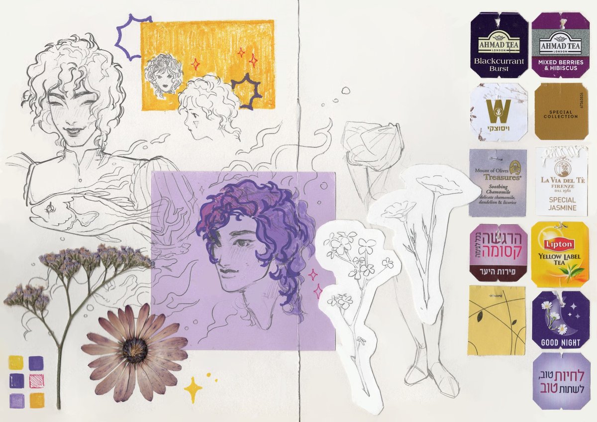 Rephaeim's tweet image. 2023-24 sketchbook☁️🪐