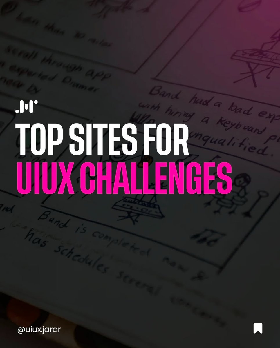 Nelsonyolemi1's tweet photo. Ul/UX Designer, Are you looking to sharpen your design skills? Check out these top sites for UI/UX challenges perfect for tackling real-world problems and boosting your creativity!

Credit: @JararMalik 

Retweet &amp; Save For Later ❤️ https://t.co/eowPKE4Pbj